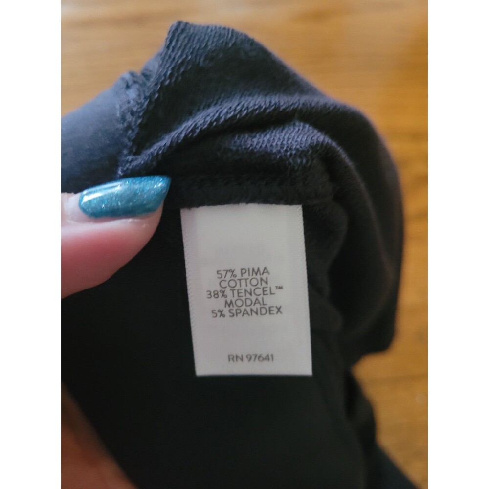 J. Jill Pure Jill Affinity French Terry Slim Leg Pants Gray Medium Soft - Picture 3 of 7